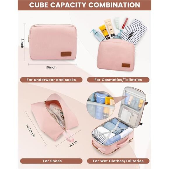 Large Travel Backpack for Women & Men, 40L Carry on Backpack for  Airplanes, TSA - Picture 5 of 7